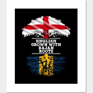 English Grown With Bajan Roots - Gift for Bajan With Roots From Barbados Posters and Art